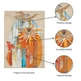 thumbnail image 5 of Wood Plank Pumpkin Garden Flag 2 Sided Fall, 5 of 6