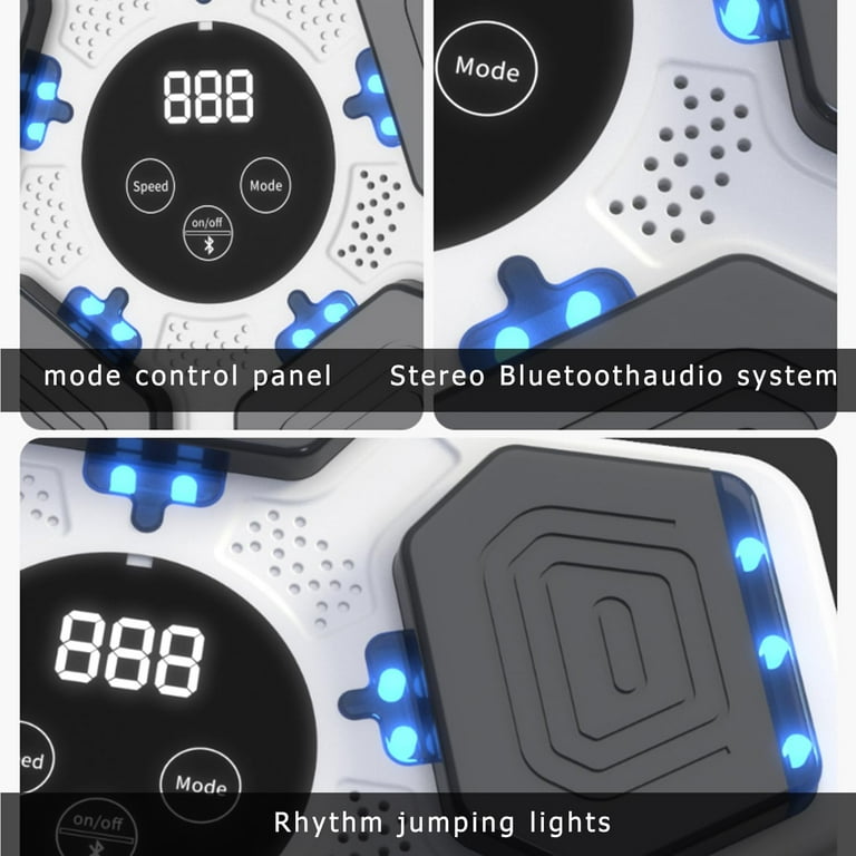 Macchina Da Boxe Musicale LED Con Bluetooth - 12 Modalità, 12 Velocità, Include Guantoni, Per Allenamento Casa - Foto 10