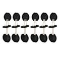 thumbnail image 4 of AMLESO 6 Pairs Sew on PU Leather Toggle Buttons for Clothes Coat Duffle - Black, 4 of 8