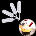 thumbnail image 3 of SPRING PARK 50Pcs 4ml Disposable Heart Round Shape Juice Squeezed Sauce West Point Decorative Special Flavor Dropper Liquid Dropper Pasteur Pipette for Chocolate Cupcakes and Strawberries, 3 of 7