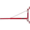 thumbnail image 2 of Adjustable Hoist Support Swing Arm with Pole, 180° Rotation, Holds up to 1320 lbs, for Workshop Garage Scaffold Lifting Winch, 2 of 7