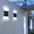 thumbnail image 6 of VerPetridure Solar Wall Light Up And Down Glow Wall Light Outdoor Garden Lamp Waterproof 2Pcs, 6 of 8