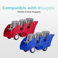 thumbnail image 2 of Foundations Gaggle Parade 6 Buggy Weather Cover, 360° Water-Resistant Stroller Protection, Gray, 2 of 4