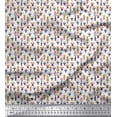 thumbnail image 1 of Soimoi Polyester Crepe Fabric Vase & Floral Small Fabric Prints by Yard 52 Inch Wide, 1 of 3