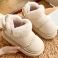 thumbnail image 5 of Bnwani Boots for Women,Winter Boots,Non-slip,Slip-on,Warm,Round Toe,White,40(US:7.5-7.5), 5 of 9