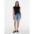 thumbnail image 3 of Time and Tru Women's Muscle Tank Top with Piped Trim, Sizes XS-XXXL, 3 of 6