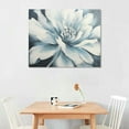 thumbnail image 2 of COMIO Flower Bloom Abstract Wall Art: Floral Artwork Hand Painted Painting on Wrapped Canvas for Living Room - 20x16 Inch, 2 of 3