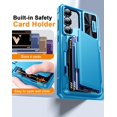 thumbnail image 4 of Funda para teléfono Vizvera Wallet RFID para Samsung Galaxy S25+Plus, 4 of 9