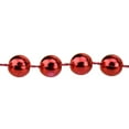 thumbnail image 2 of Plastic Pearls Beads String Garland, 8mm, 5/16-inch, 8-yard, Red, 2 of 3