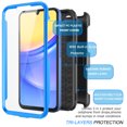 thumbnail image 4 of Tekcoo Cases for Samsung Galaxy A15 5G, [Buit-in Screen Protector] Combo Holster Belt Clip [Heavy Duty] [Kickstand] Full-Body Rugged Holster Case -Blue, 4 of 10