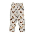 thumbnail image 5 of Xecao Various Chicken Women's Straight Lounge Pajama Pants: The Epitome of Relaxed Sleepwear, 5 of 9