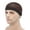 Coffee, variant on Satin Wig Cap for Unisex, Stretch Elastic Wig Liner Cap, Soft Breathable Stocking Dome Cap for Wigs, Comfortable Hair Under Cap for Daily Wear,Black