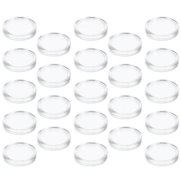 100 Pcs Half Dollar Capsules Coin Collection Storage Box