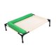 thumbnail image 2 of Cama elevada para mascotas con almohada, malla transpirable, portátil, con patas antideslizantes, cama para mascotas, elevada para perros Verde M, 2 of 8