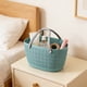 thumbnail image 4 of Hand-woven Shopping Basket For Groceries Basket Milk Tea Cup Sleeve With Cutout Designs Handbag Picnic Basket Ideal For Picnics And Spring Outing, 4 of 6