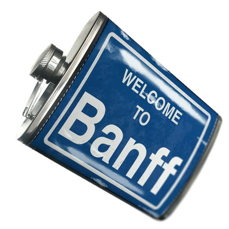 

NEONBLOND Flask Sign Welcome To Banff