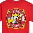 thumbnail image 3 of Disney - Firefighter Mickey - Fire Dept. Alarm - Men's Short Sleeve Graphic T-Shirt, 3 of 5