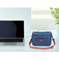 thumbnail image 6 of Unique Bargains Insulated Lunch Bag for Office Picnic Navy Blue, 6 of 6