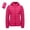 Hot Pink, variant on Ultra-Light Short Down Jacket Foldable Slim Fit Mild Cold Weather Wear Lightweight Packable Hooded Zip Up Casual Daily Outerwear Red 3XL
