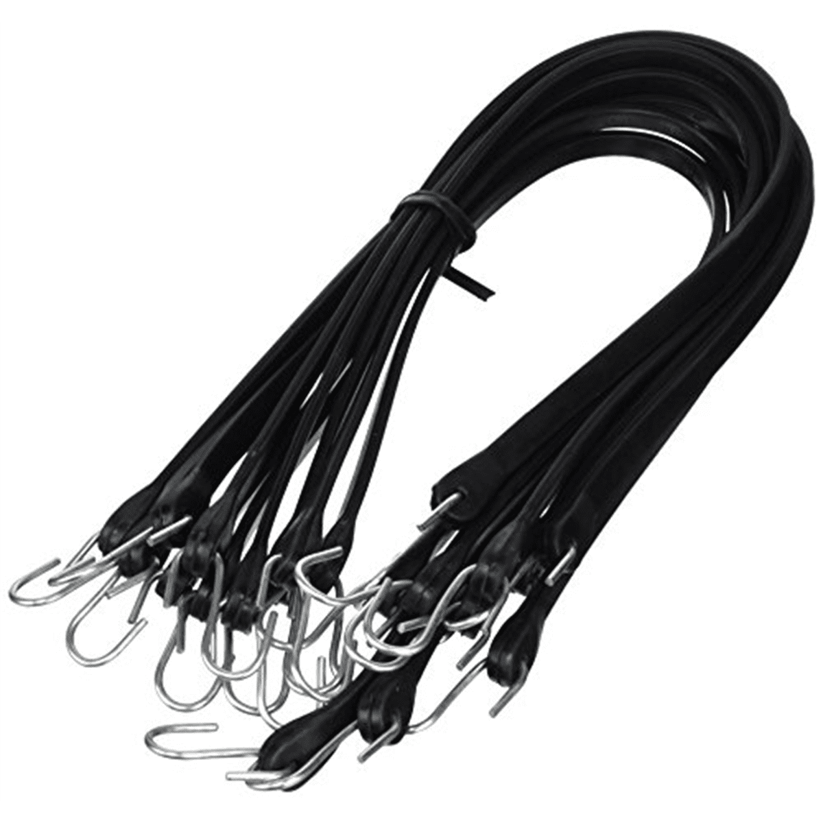 K-Tool 73851 10-pk of 3/8" x 31" EPDM Rubber Strap Bungee Cords