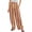 Pink, variant on ABATAB Women Stripe Pants Wide Leg Drawstring Casual Trousers High Rise Casual Loose Baggy Lounge Pants with Pockets
