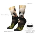 thumbnail image 4 of Fuzoiu Forest Panda Print Athletic Crew Socks for Men & Women,Casual Crew Socks,Above Ankle Crew Socks for Business, Casual, 4 of 6