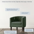 thumbnail image 4 of BELLEZE Elegant Tufted Barrel Accent Chair - Berlinda (Green), 4 of 7