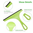 thumbnail image 2 of 3pcs Window Shower Rubber Squeegees, Car Glass Squeegee Cleaner, Rustproof Portable Hand Held Wiper Cleaning Tools with Hanging Hole for Shower Doors, Bathroom, Kitchen, Window, Glass, 2 of 8