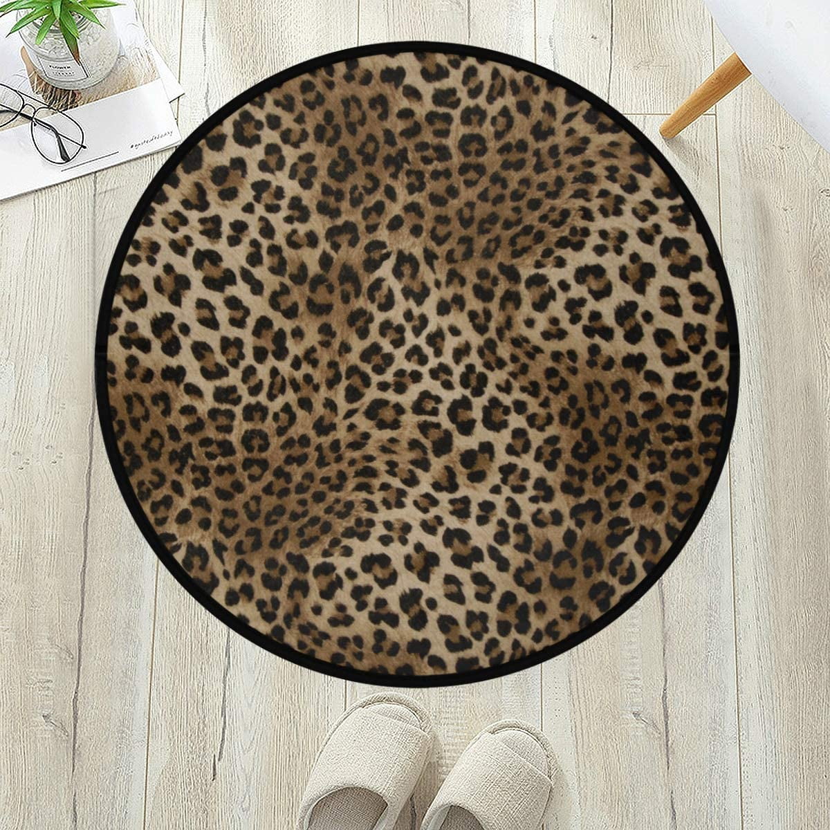 Animal Leopard Area Rugs Non-slip Floor Yoga Mat Living Room Home Decor Carpet 