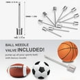 thumbnail image 2 of 10pcs Ball Pump Needle with Enlarge Base, Stainless Steel Ball Needles for Ball Air Pump, Durable Ball Inflation Needles for Inflating Sports Balls, Football, Basketball, Rugby Balls, 2 of 5