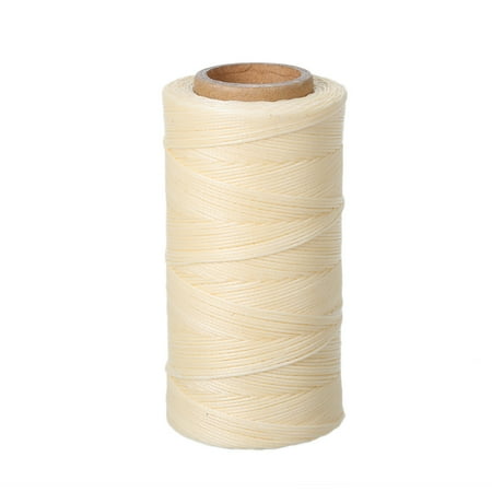 Wax Cord Leather 260m 150D 0.8mm Leather Sewing Hand Stitching Waxed Thread String Cord for Leather DIY Crafts ()