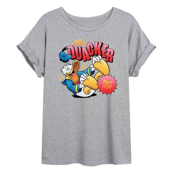 Disney - Wise Quacker - Juniors Ideal Flowy Muscle T-Shirt
