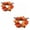 B005- Color E, variant on 2 Pack Small Fall Wreath, Fall Table Centerpiece for Harvest Gatherings, Thanksgiving Wreath with Velvety Mini Pumpkins and Autumn Foliage, Fall Mantel Decor for Fireplace