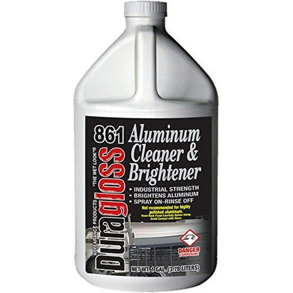 Duragloss 861 Automotive Aluminum Cleaner and Brightener, 1 gallon, 1 Pack