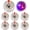 6Pcs, variant on 2/4/6 Pieces Ghost Hunting Cat Ball Multi-Color Flash LED Glowing Interactive Ball Pet Toys for Dog Cat Animals Activity