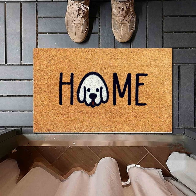 Sentmoon Area Rugs Outdoor Area Rugs Imitation Fiber Doormat Suitable for Both Indoor and Outdoor Use Ideal for Entryways Balconies Garages and High-traffic Areas