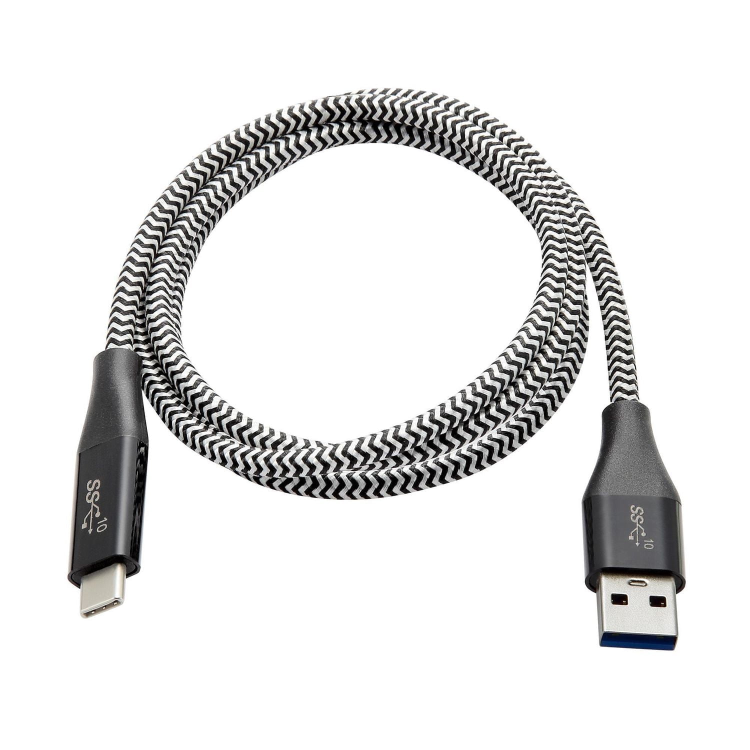 Câble de charge et de synchronisation SuperSpeed USB-A vers USB-C 3.1 de 0,9 m (Noir) blackweb ™