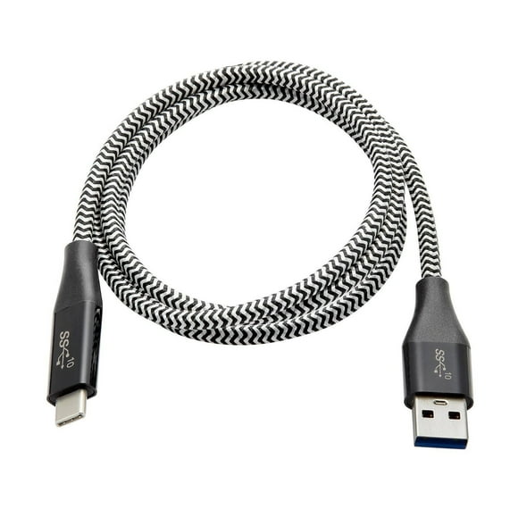 Câble de charge et de synchronisation SuperSpeed USB-A vers USB-C 3.1 de 0,9 m (Noir) blackweb ™