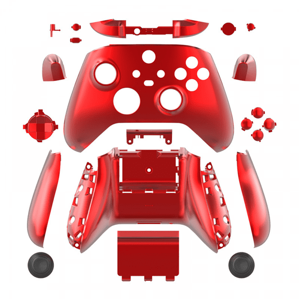 Kit de sustitución de carcasa electrochapada para mando Xbox Series X/S: mejora tu mando de videojuegos con un elegante cambio de imagen