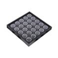 thumbnail image 4 of Caja organizadora de cuentas, caja organizadora de diamantes de imitación para uñas, estuche redondo para dijes y gemas para uñas 25 frascos, 4 of 9