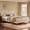 White, variant on Twin Upholstered Platform Bed Frame with Wingback Headboard, Modern Minimalist Velvet Bed with Scalloped Edges, Tall Tufted Headboard & Tool-Free Assembly