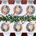thumbnail image 7 of Ryvnso Cat American Flag Round Plate Mats Dining Table Placemat Set of 4 for Holiday Decoration, 7 of 7