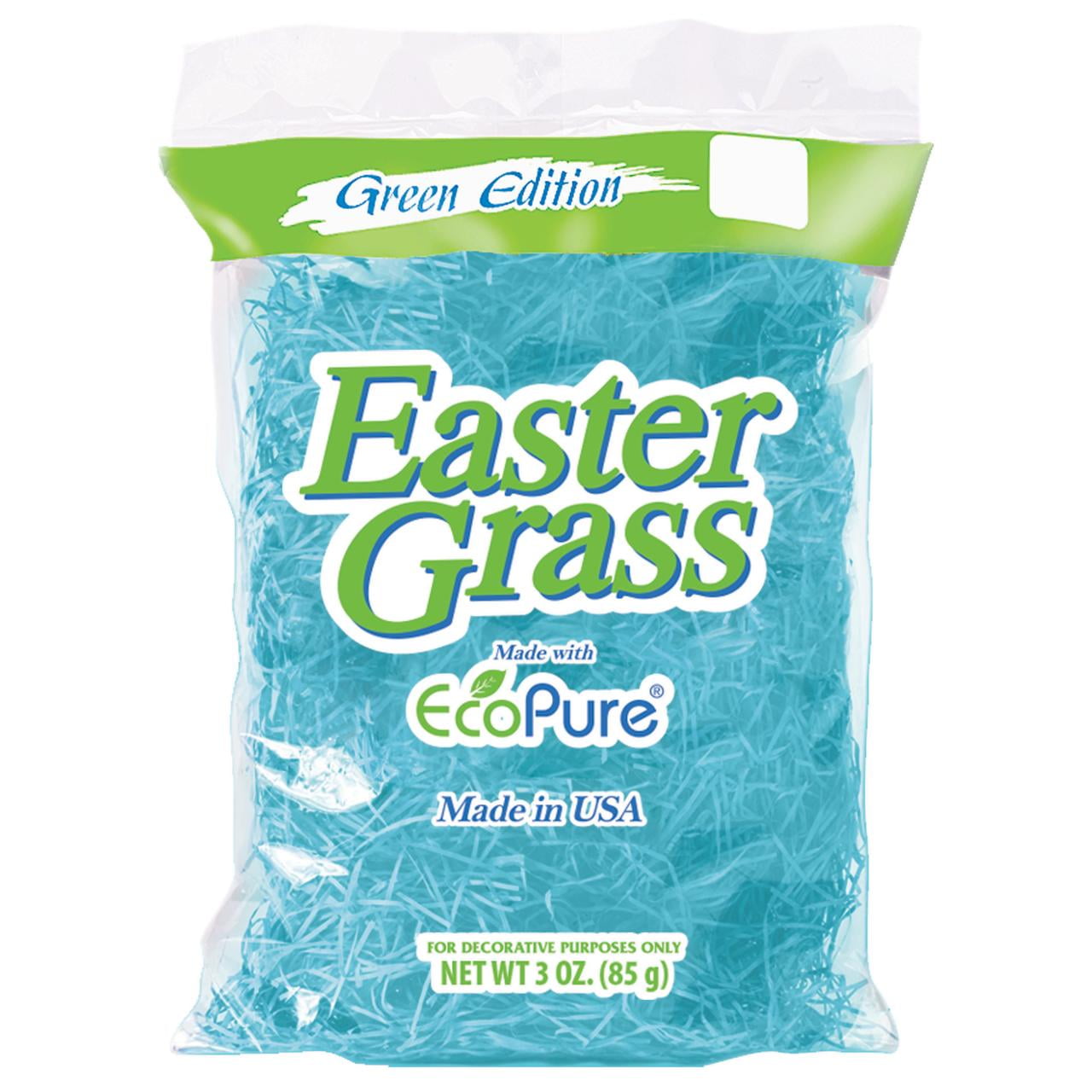 Easter Unlimited EcoPure Biodegradable Easter Grass, Blue, 3 oz