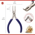 thumbnail image 7 of The Beadsmith Bent Chain Nose Pliers with Spring Action Handle - Precision Tool for Jewelry Making, DIY Projects, and Crafting, 7 of 7