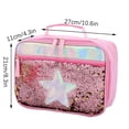 thumbnail image 3 of Fiudx Bolsa Aislante con Lentejuelas, Elegante Protección Térmica, Diseño Compacto y Portátil, Ideal para Almuerzos de Trabajo, Ideal para Picnics Al Aire Libre, Tamaño 27 X 21 X 11 Cm, Material Pet, 3 of 6