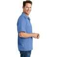 thumbnail image 3 of Sport-Tek Men's Flat Knit Collar Dri-Mesh Polo Shirt, 3 of 6