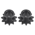 thumbnail image 1 of Unique Bargains #25 Chain Roller Sprocket, 8mm Bore 1/4' Pitch 11 Tooth Single Strand Chain Sprocket with Set Screws 2Pack, 1 of 6