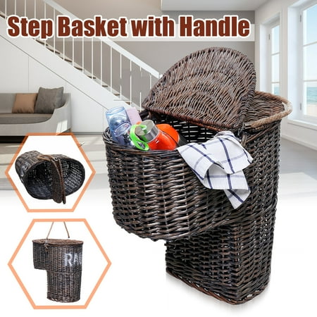 Dark Brown Wicker Baskets 15