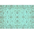 thumbnail image 1 of Ahgly Company Indoor Rectangle Oriental Light Blue Traditional Area Rugs, 2' x 5', 1 of 4