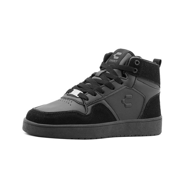 Tenis Bota Charly Para Hombre Estilo Urbano Color Negro 22